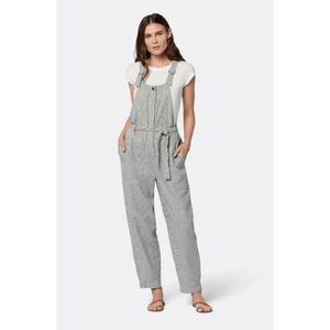 Joie Striped Sleeveless Clement Jumpsuit Braided Tie Waist Overalls Size 4 NWT